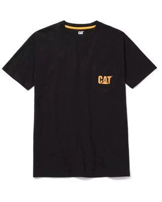 Футболка чоловіча Caterpillar Men's Logo Pocket T-Shirt Black XL 882600667865 фото