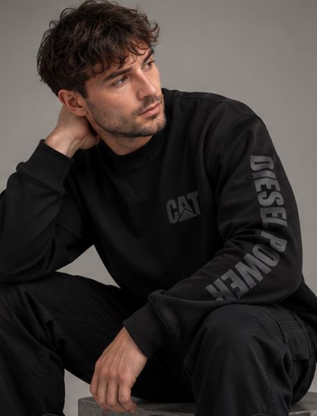 Свитшот DIESEL POWER CREWNECK SWEATSHIRT Black M 8050006-12195-M фото