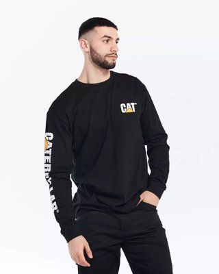 Реглан мужской Caterpillar Trademark Banner Black M 882600564072 фото