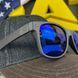 Очки солнцезащитные CAT (CTS-Blinding-108P) Matte Gray /Blue Mirror Lens CTS-Blinding-108P фото 8