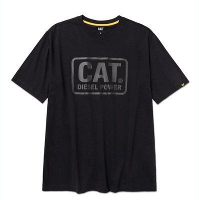 Футболка CAT MEN'S DIESEL POWER T-SHIRT Black XL 1010200-12195-XL фото