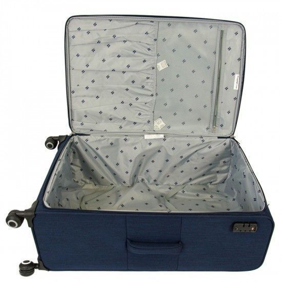 Чемодан IT Luggage PIVOTAL/Two Tone Dress Blues L Синий (IT12-2461-08-L-M105) 35040971 фото