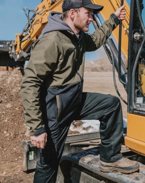 Куртка Caterpillar Ripstop Softshell Army Moss-Black L 1040046 882600864363 фото