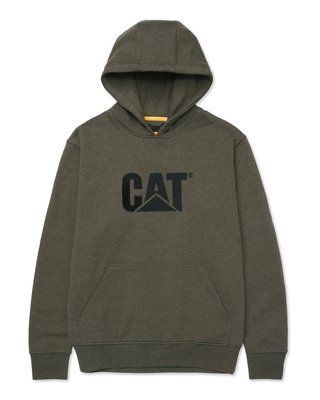 Худі чоловіча CAT Men's Trademark Hoodie Army Moss Heather L 882600843733 фото