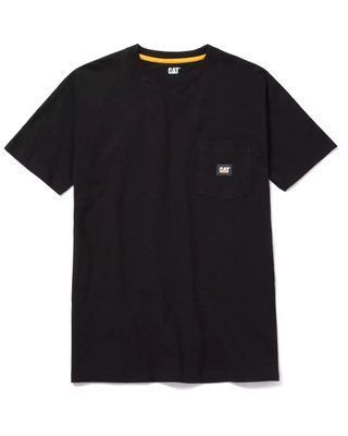 Футболка мужская Caterpillar Men's Lebel Pocket T-Shirt Black XL 892600811732 фото