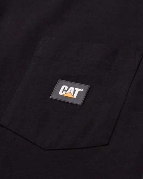 Футболка мужская Caterpillar Men's Lebel Pocket T-Shirt Black XL 892600811732 фото